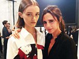 Instagram images from Victoira Beckham account - New York fashion show